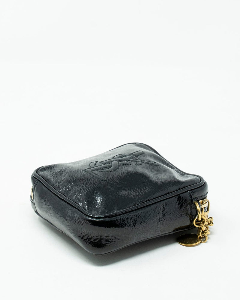 YSL Fuchsia Leather Cross Body Bag - Vintage Lux
